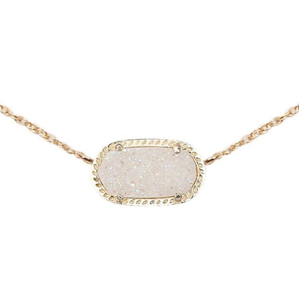Kendra Scott Elisa Pendant in Iridescent Drusy